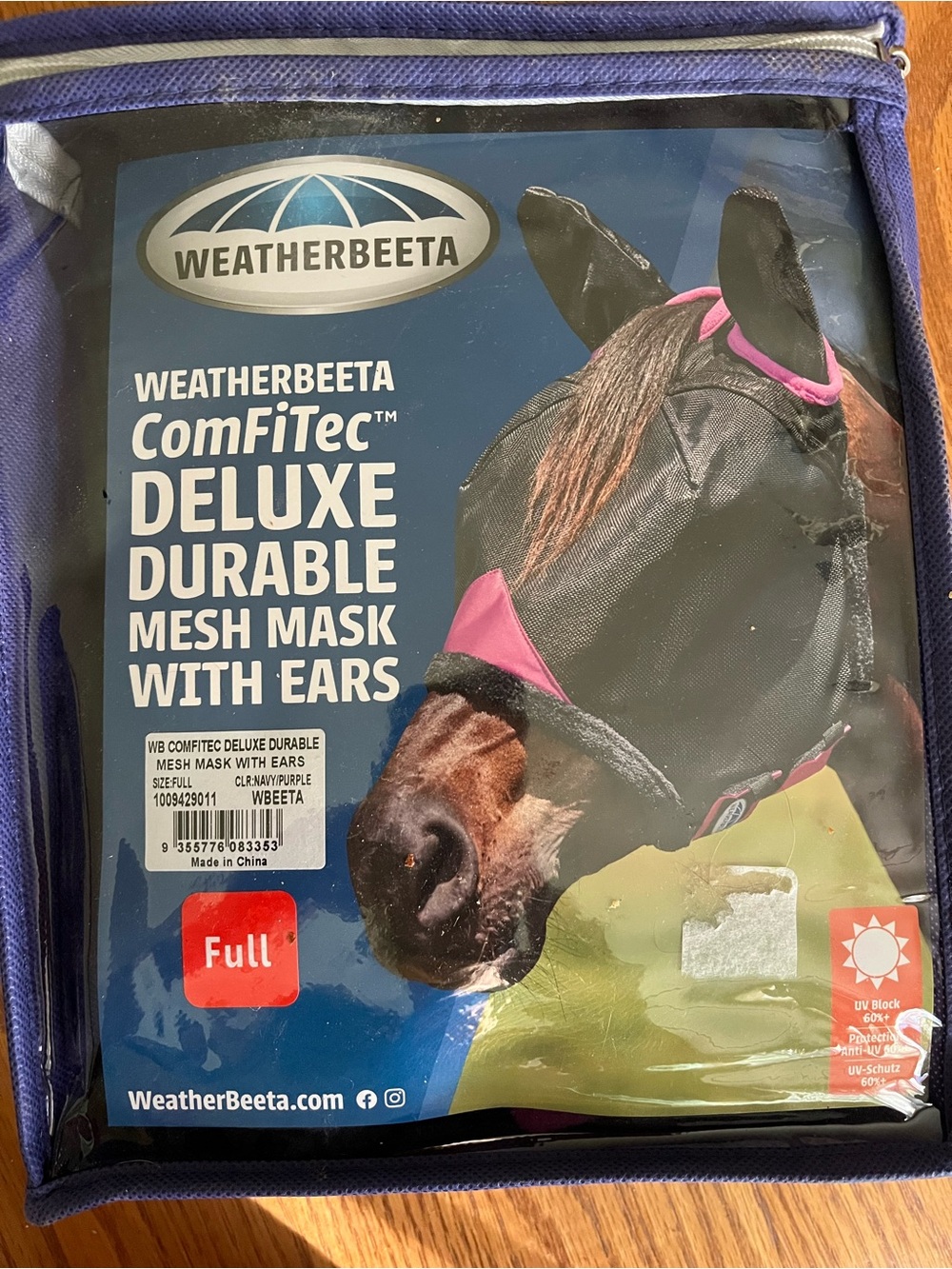 ComFiTec Deluxe Durable Mesh Mask with Ears - Purple/Pink